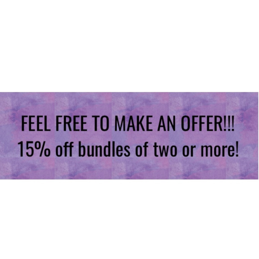 feel free to make any offer!!!